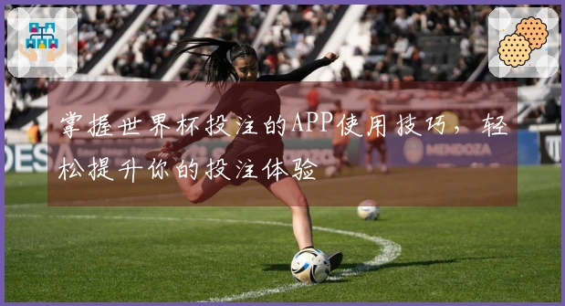 掌握世界杯投注的APP使用技巧，轻松提升你的投注体验